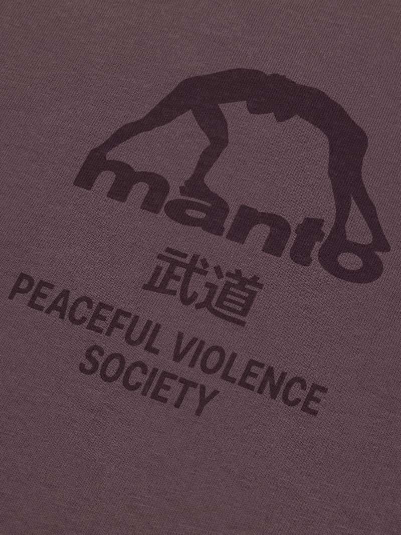 MANTO Society tshirt- plum